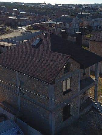 Гибкая черепица, серия PREMIUM, коллекция ЦЮРИХ, цвет Кофе